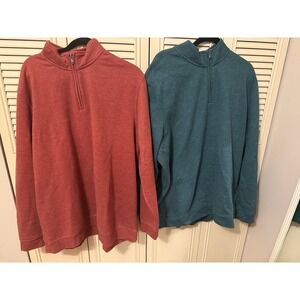 Croft & Barrow Extra Soft Men's XXL Quarter Zip Pullover Sweatshirt 2